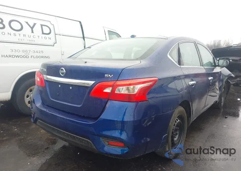 2016 Nissan Sentra Sv from USA, damaged, VIN 3N1AB7AP1GY334933